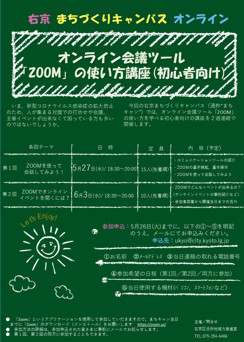 右京まちづくりキャンバス オンライン