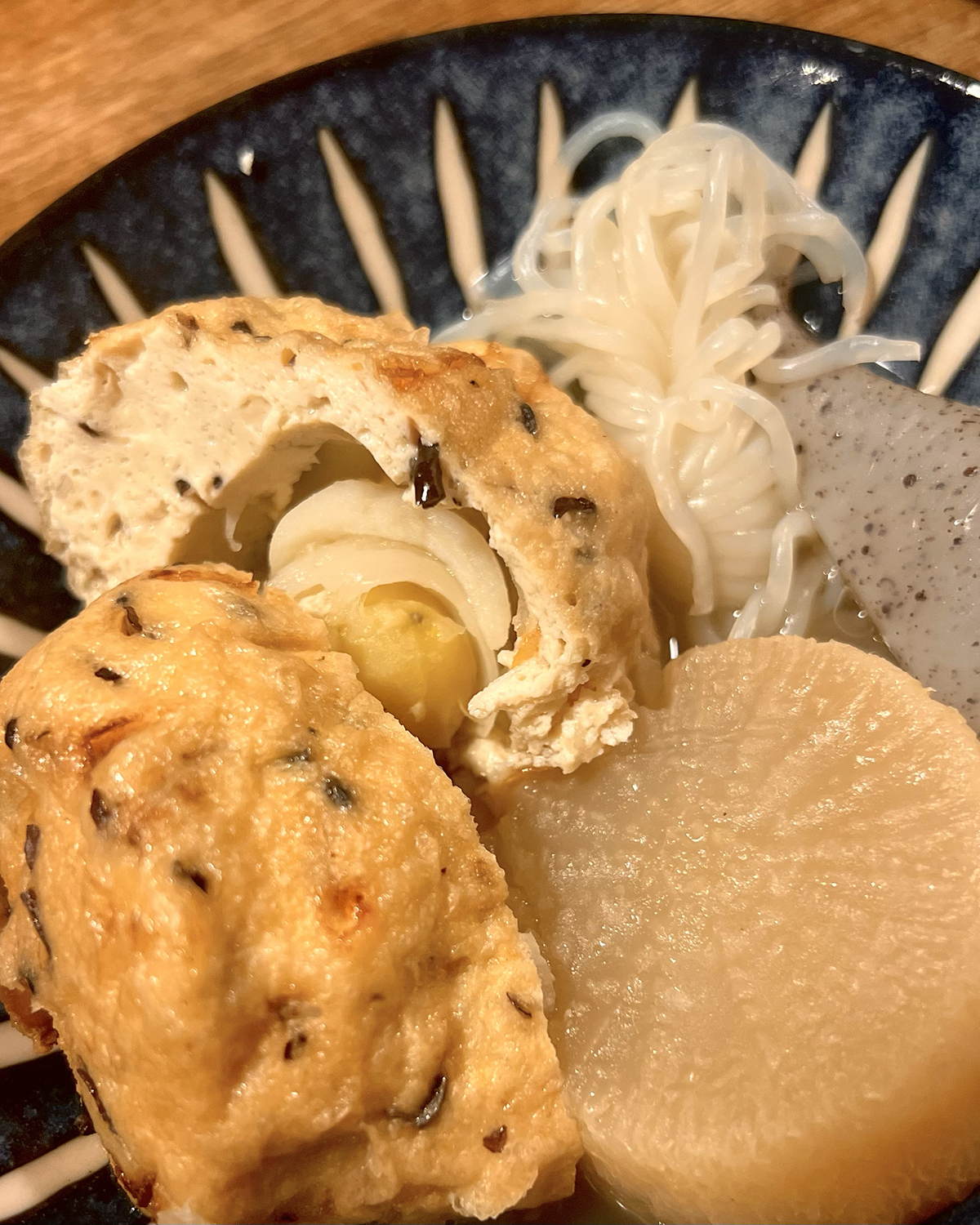 森嘉さんのお豆腐とひろうすで、おでん