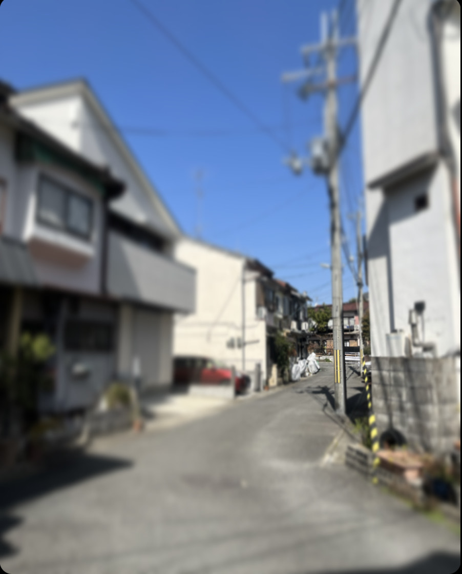 主張し過ぎる電信柱は右京名物？